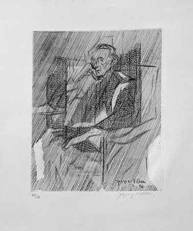Stich Villon - Portrait de Marcel Duchamps