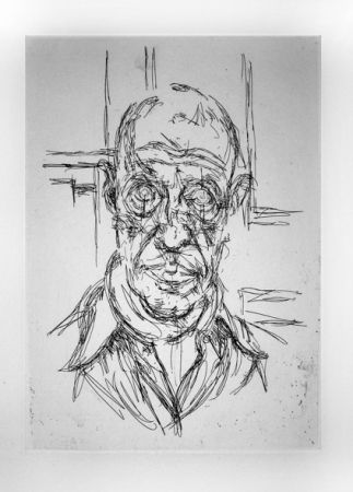Stich Giacometti - Portrait de Michel Leiris
