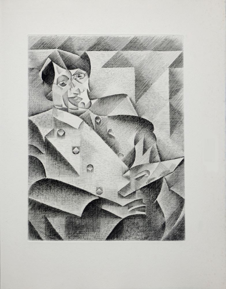 Stich Gris  - Portrait de Picasso, 1947