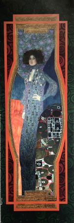 Plakat Klimt (After) - Portrait d'Emile Louise Flöge