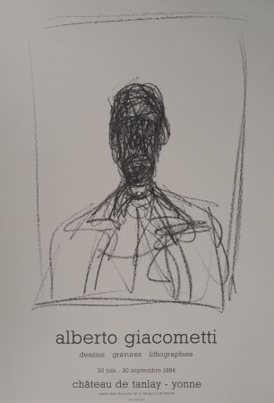 Illustriertes Buch Giacometti - Portrait d'homme
