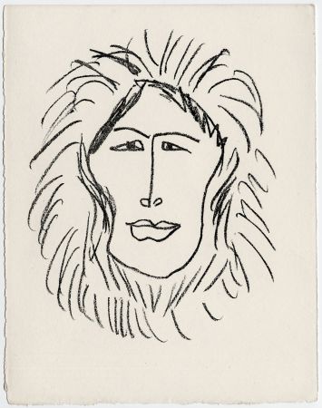 Lithographie Matisse - Portrait d'homme esquimau n° 1. 1947 (Pour Une Fête en Cimmérie)