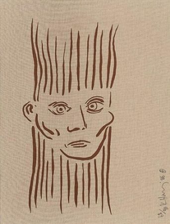 Siebdruck Haring - Portrait of Joseph Beuys
