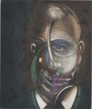 Radierung Und Aquatinta Bacon - Portrait of Michel Leiris