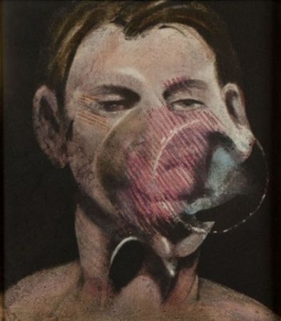 Radierung Und Aquatinta Bacon - Portrait of Peter Beard I 