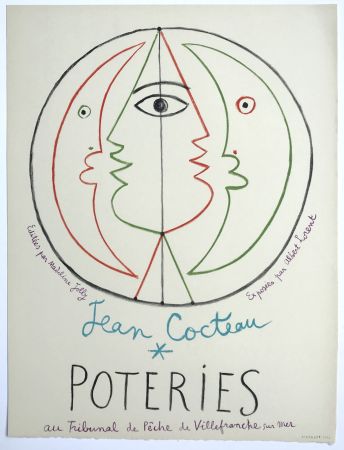 Lithographie Cocteau - Poteries
