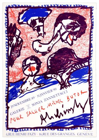 Plakat Alechinsky - Pour saluer Michel Butor