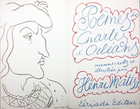 Illustriertes Buch Matisse - POÈMES DE CHARLES D'ORLÉANS, manuscrits et illustrés par Henri Matisse (Tériade 1950)