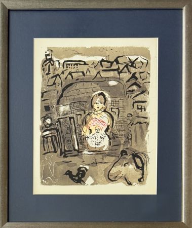 Holzschnitt Chagall - Poèmes, Planche VIII