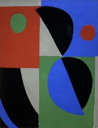 Pochoir Delaunay - Poésie de mots, poésie de couleurs 