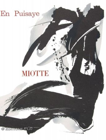 Illustriertes Buch Miotte - Poétique de Jean Miotte 