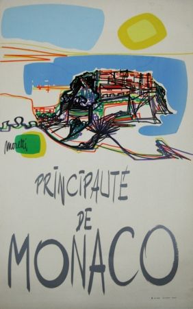 Siebdruck Moretti - Principauté de Monaco  1960