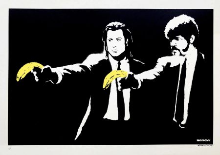 Siebdruck Banksy - Pulp Fiction (unsigned)