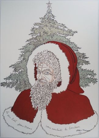 Lithographie Marais  - Père Noël