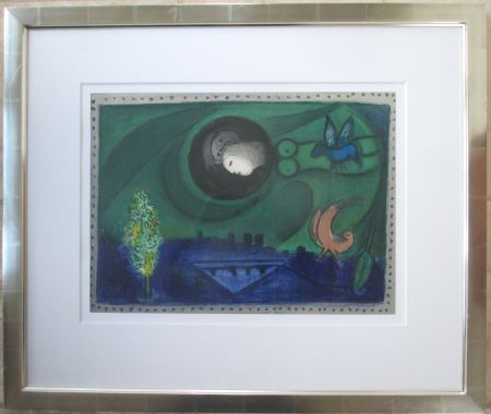 Lithographie Chagall - Quai de Bercy