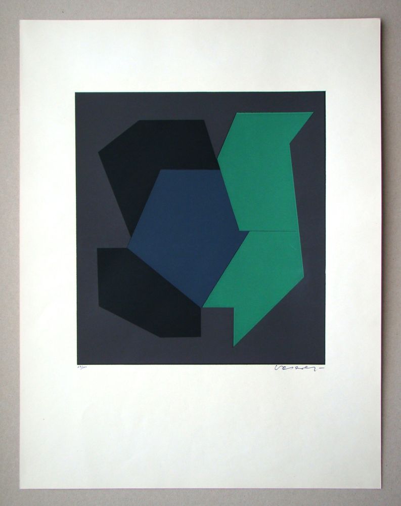 Siebdruck Vasarely - Quami