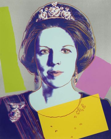 Siebdruck Warhol - Queen Beatrix (Royal Edition) (FS II.340A)