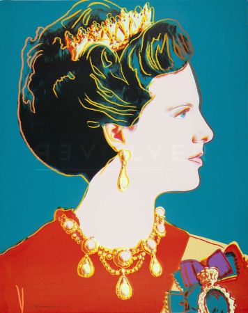 Siebdruck Warhol - Queen Margrethe II of Denmark (FS II.343)