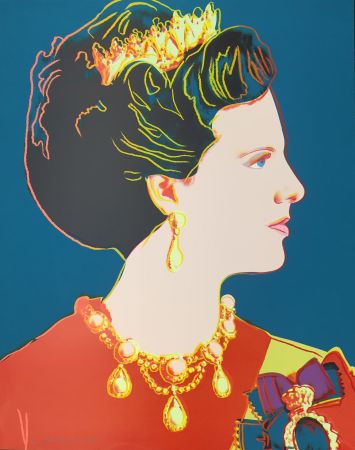 Siebdruck Warhol - Queen Margrethe II of Denmark (FS II.343)