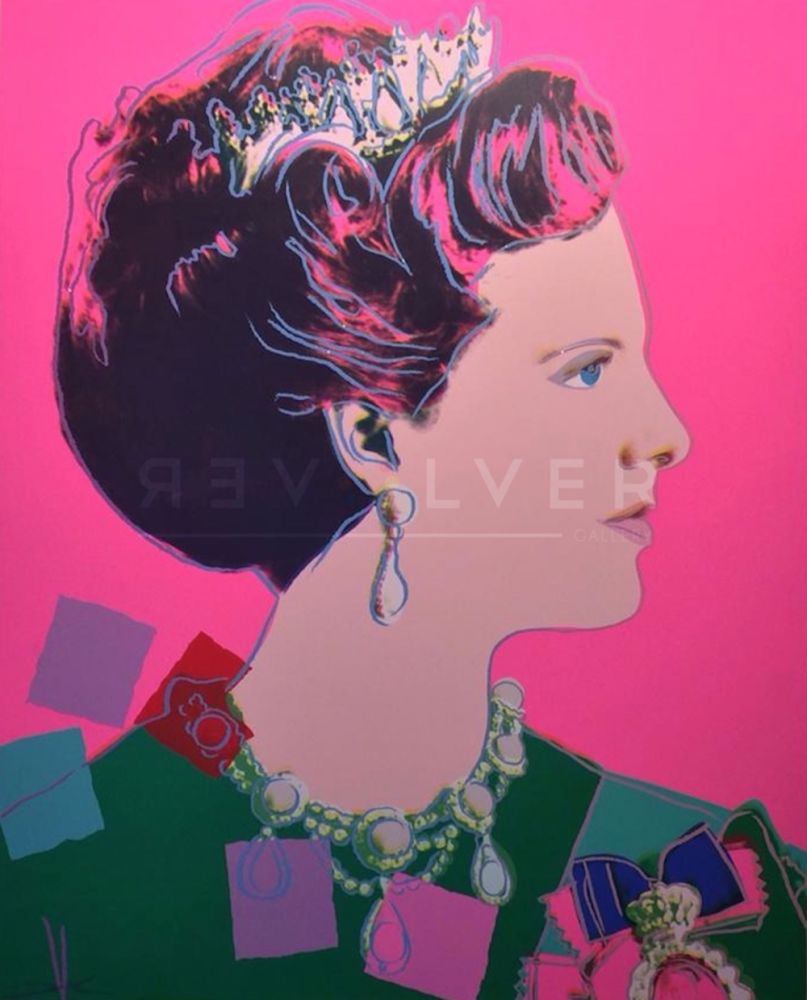 Siebdruck Warhol - Queen Margrethe II of Denmark (FS II.345)