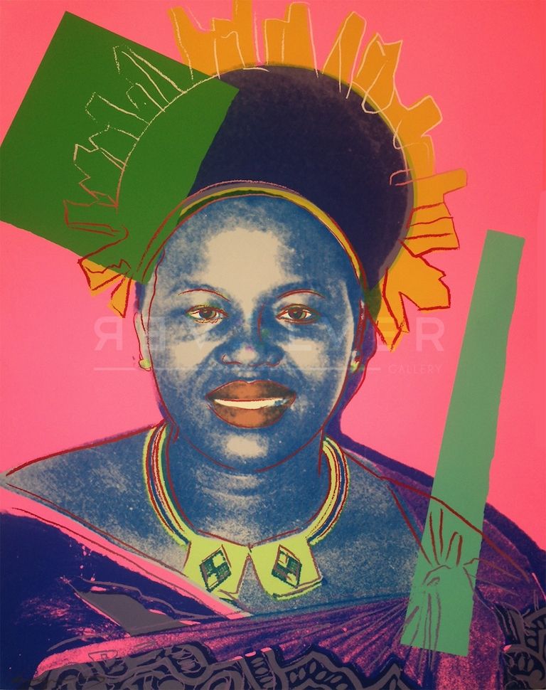 Siebdruck Warhol - Queen Ntombi Twala of Swaziland TP (FS IIB.346)