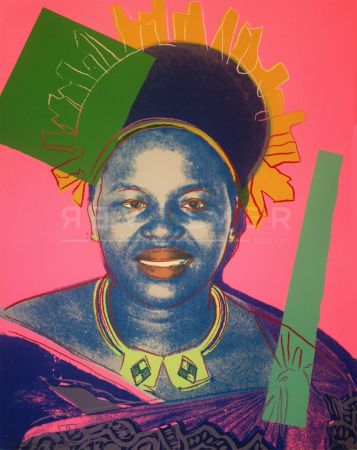 Siebdruck Warhol - Queen Ntombi Twala of Swaziland TP (FS IIB.346)