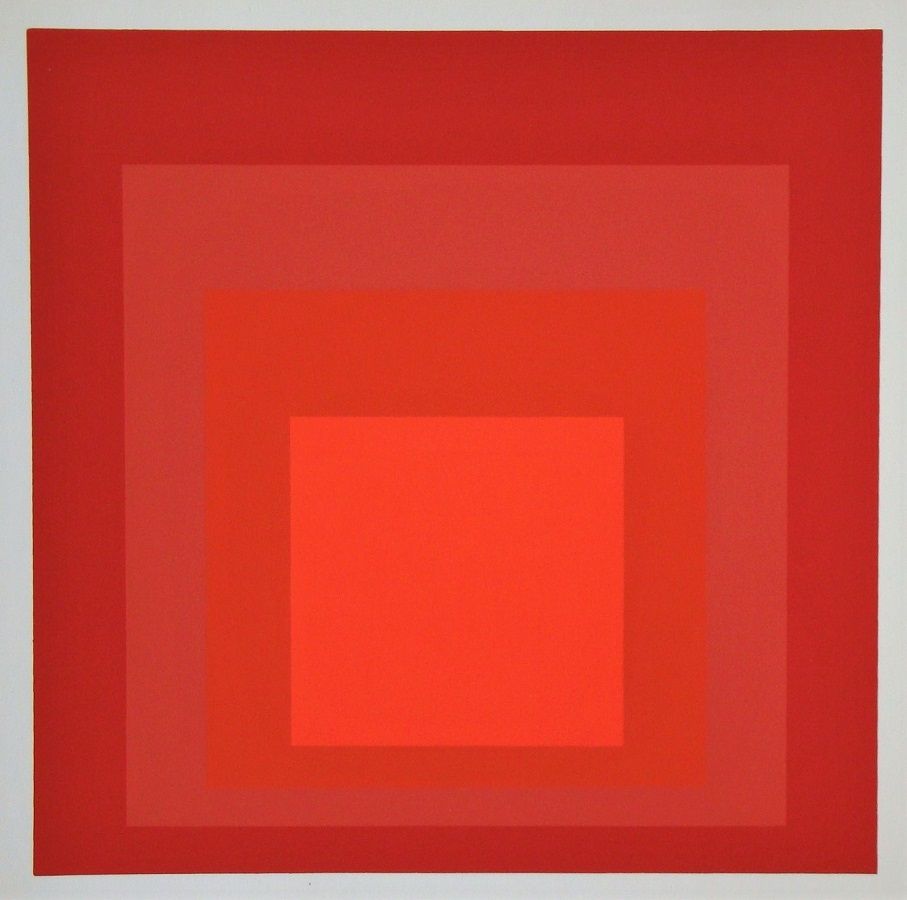 Siebdruck Albers - R-III a-4, 1968