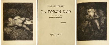 Illustriertes Buch De Geetere - R. de Gourmont : LA TOISON D'OR. 20 eaux-fortes. 1 des 30 Japon Impérial (1925)
