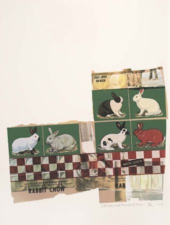 Siebdruck Rauschenberg - Rabbit Chow, from Chow Bags