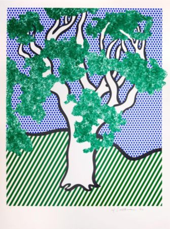 Siebdruck Lichtenstein - Rainforest