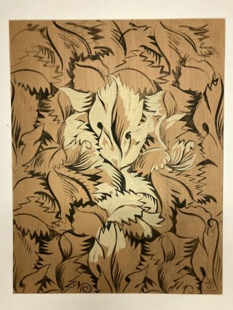 Keine Technische Dufy - Raoul Dufy (1877-1953). Sans titre. Encre,gouache et aquarelle.