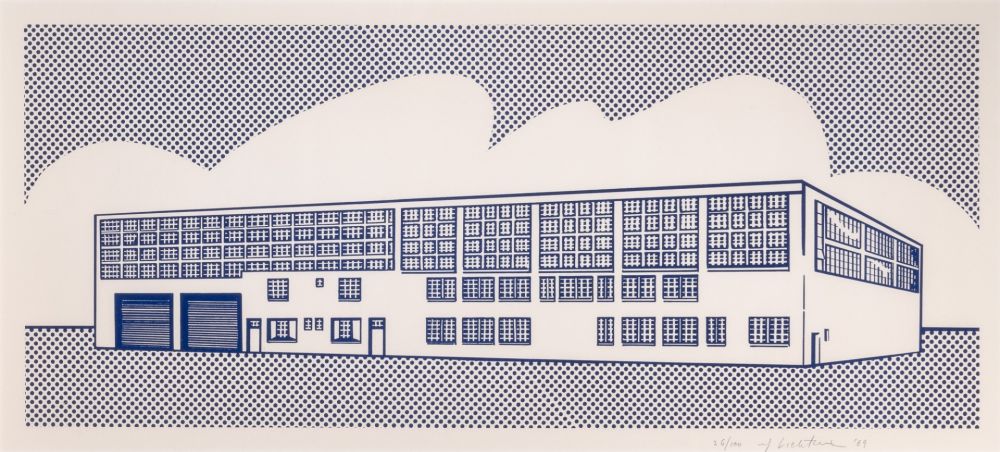 Lithographie Lichtenstein - Real Estate