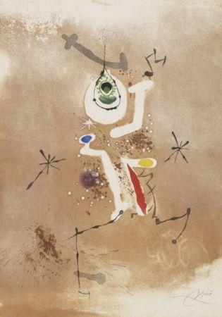 Radierung Und Aquatinta Miró - Record d' una fuga de Bach