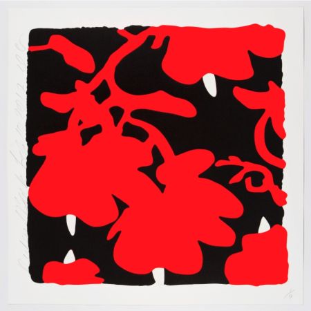 Siebdruck Sultan - Red and Black, Feb 10, 2017