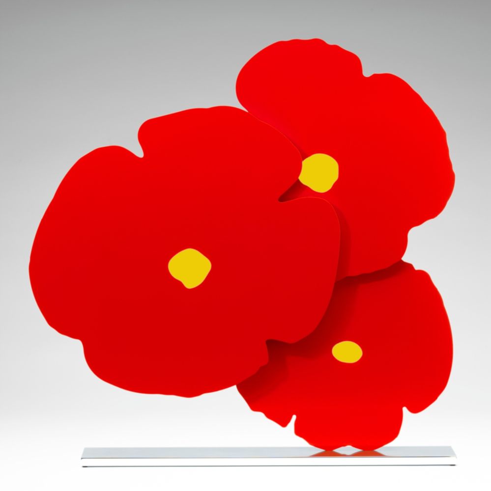 Multiple Sultan - Red and Yellow Poppies