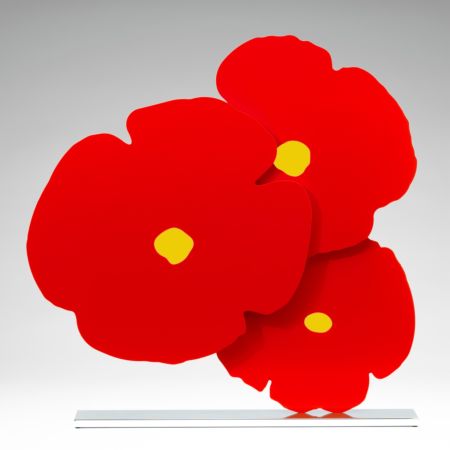 Multiple Sultan - Red and Yellow Poppies
