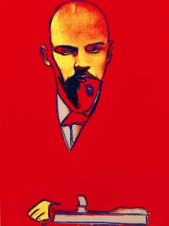 Siebdruck Warhol - Red Lenin FS II.403