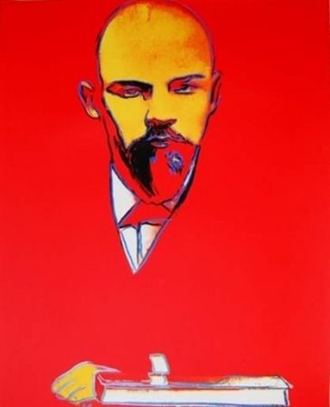 Siebdruck Warhol - Red Lenin (II.403)