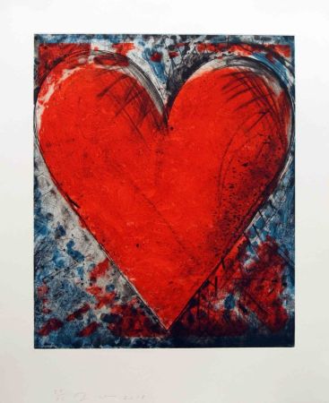 Collograph Dine - Red Stamp