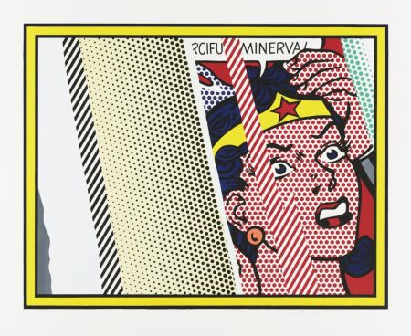 Lithographie Lichtenstein - Reflections on Minerva from Reflections Series
