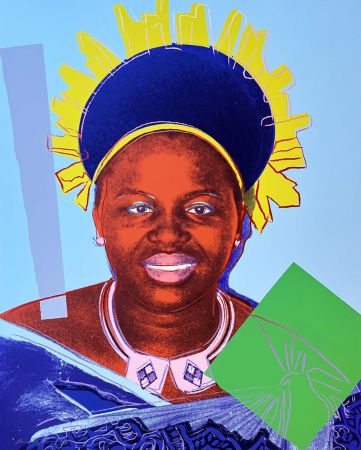 Siebdruck Warhol - Reigning Queens: Queen Ntombi Twala of Swaziland, II.347