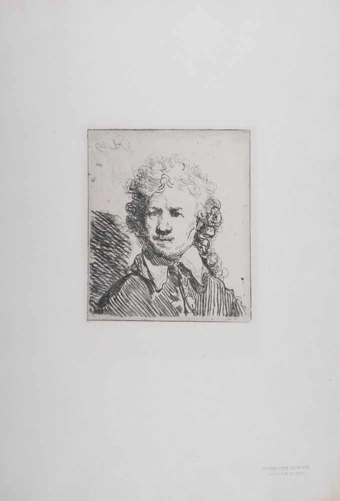 Heliogravüre Rembrandt - Rembrandt en buste