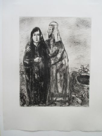 Stich Chagall - Rencontre de Rachel et Jacob