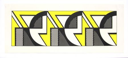 Lithographie Lichtenstein - Repeated design
