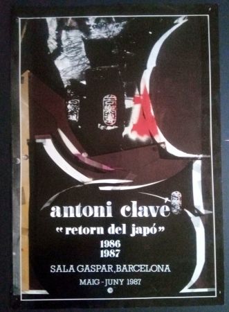 Plakat Clavé - Retorn al Japó - Sala Gaspar 1987