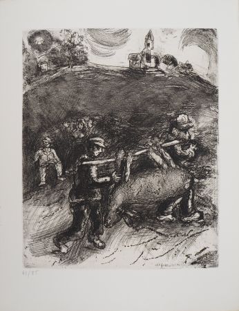 Stich Chagall - Retour au village (Le meunier, son fils et l'âne)