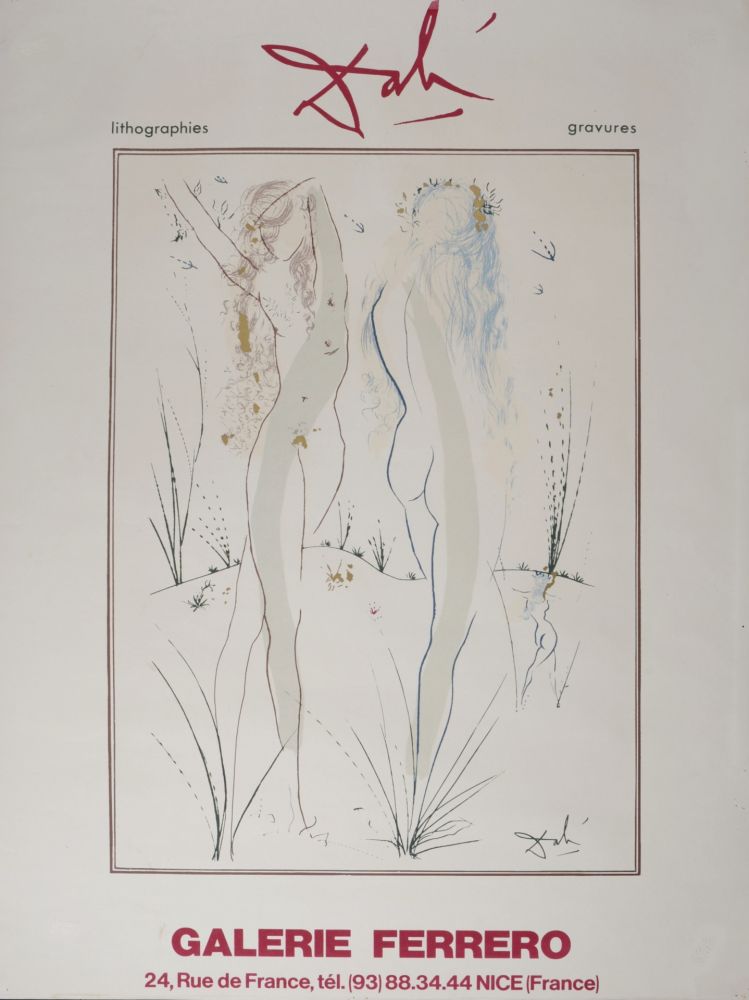 Lithographie Dali - Retour de la Sulamite, circa 1971