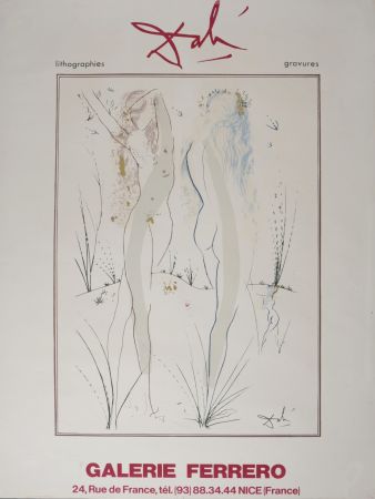 Lithographie Dali - Retour de la Sulamite, circa 1971