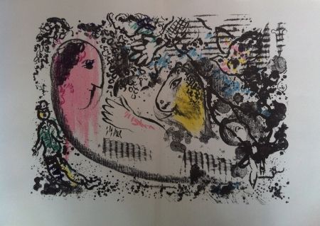 Lithographie Chagall - Reverie