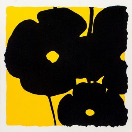 Siebdruck Sultan - Reversal Poppies-Yellow
